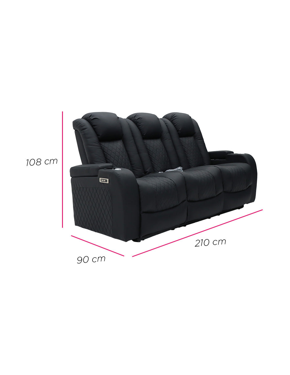 Sillón Reposet Eléctrico Lyon 3 Plazas