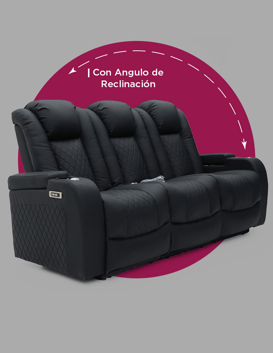 Sillón Reposet Eléctrico Lyon 3 Plazas