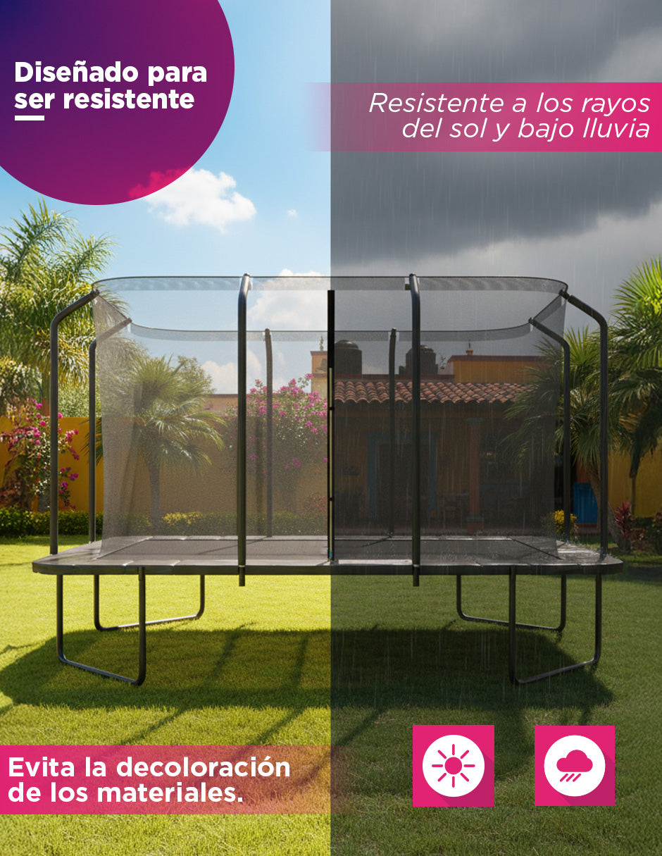 Trampolín Rectangular 12 FT