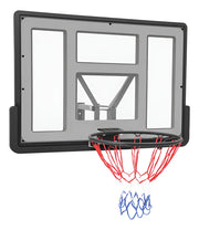 Tablero de Basquetbol para Pared 110x75 cm Vänlig S007 - Aro de Baloncesto Profesional con Resortes de Amortiguación