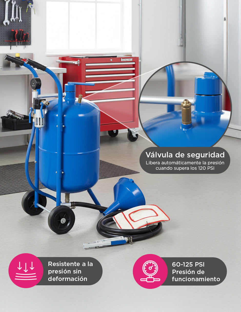 Tanque De Arenado 10 Gal Silinox