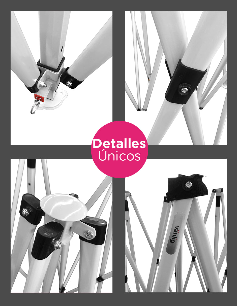 Toldo Americano 3x3 Rojo