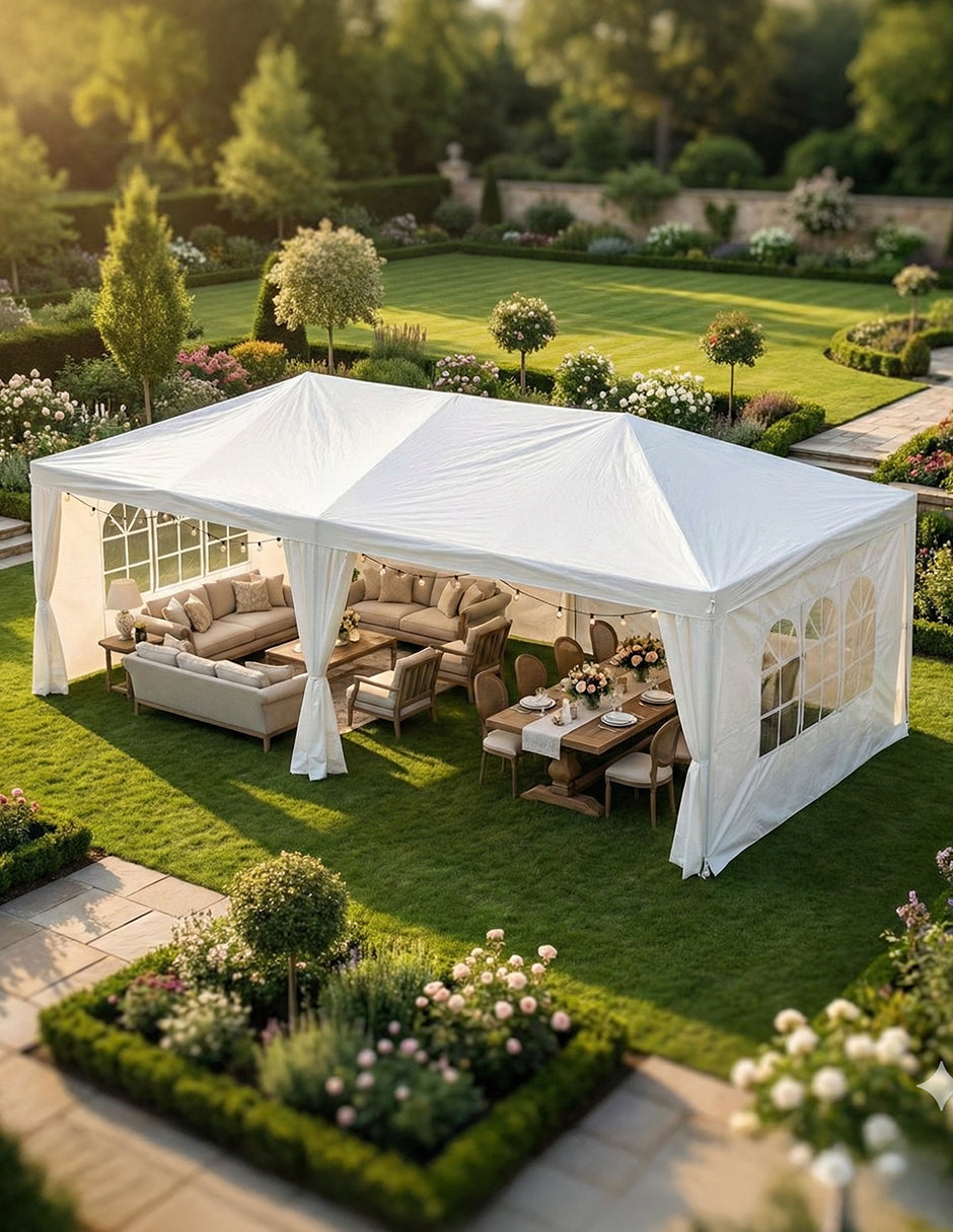 Toldo Armable Fiesta 3x6 Mts Blanco