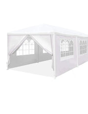 Toldo Carpa Armable para Eventos Vanlig 9x3 Metros - Impermeable con Protección UV y Paredes con Ventana