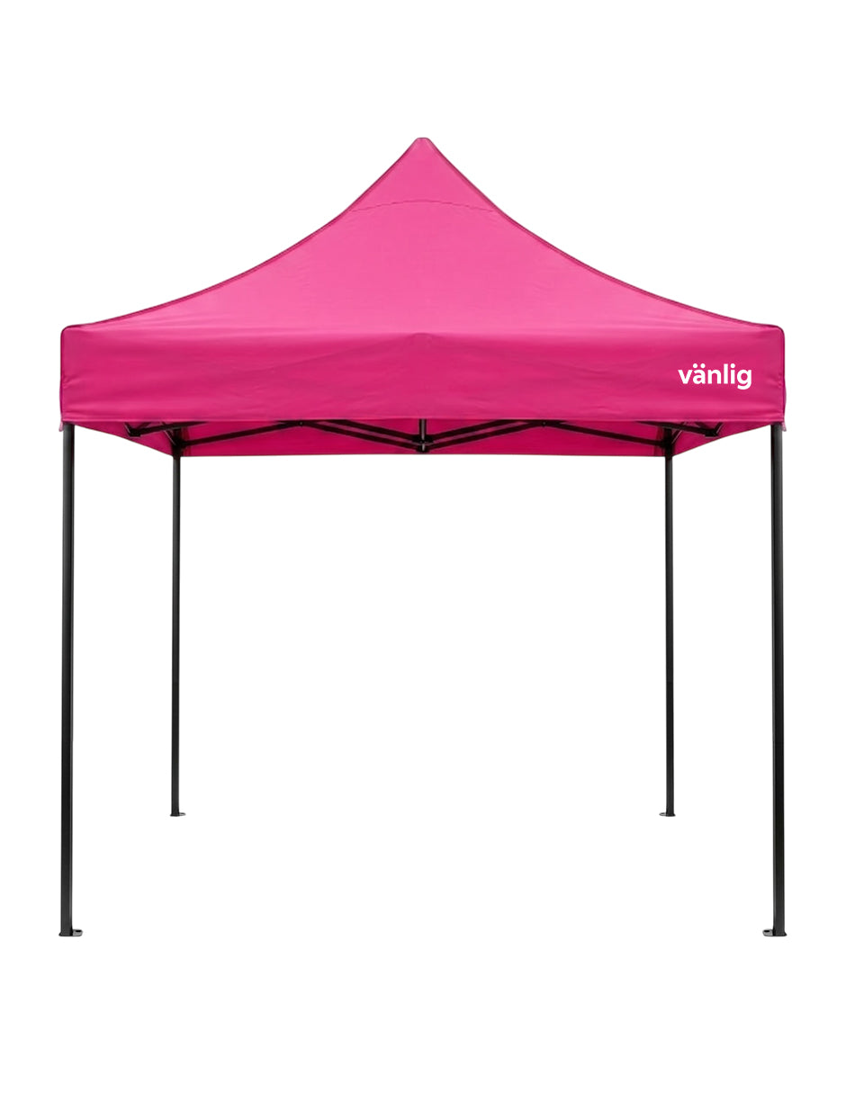 Toldo Carpa Plegable 2x2 m Rosa Vänlig - Carpa de Jardín Impermeable con Protección UV