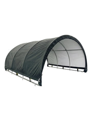 Toldo Ecuestre Texas Tipo Túnel 3.6x 3.6 m Verde para Caballerizas y Ganado