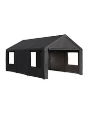 Toldo Para Auto con Paredes 6x3 Mt Gris Obscuro