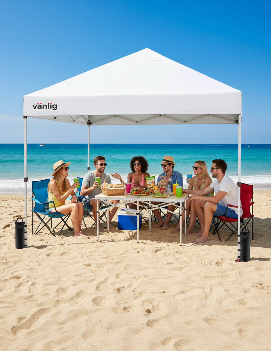 Toldo Plegable 3X3 King Shade Blanco