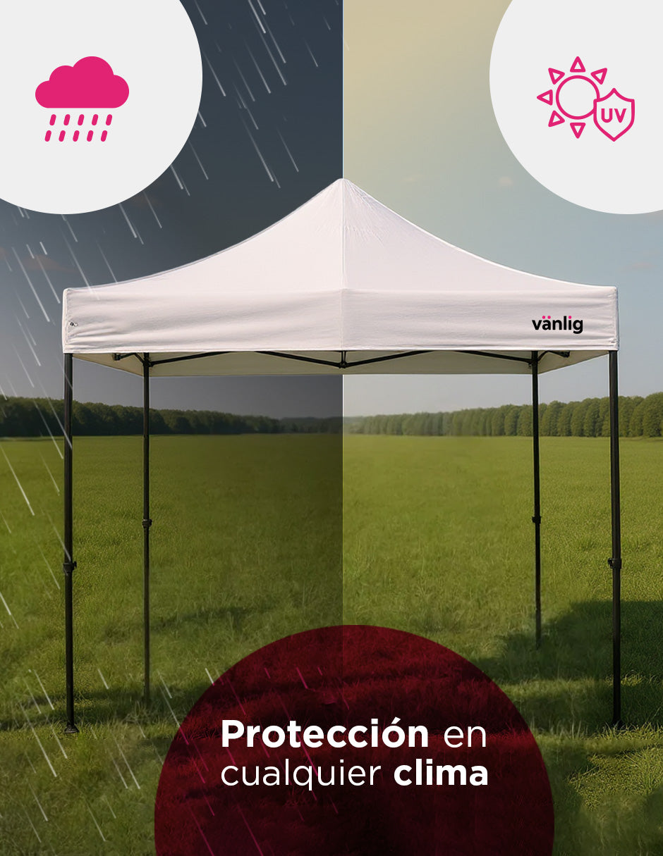 Toldo Vanlig Hexagonal 3x3 Blanco