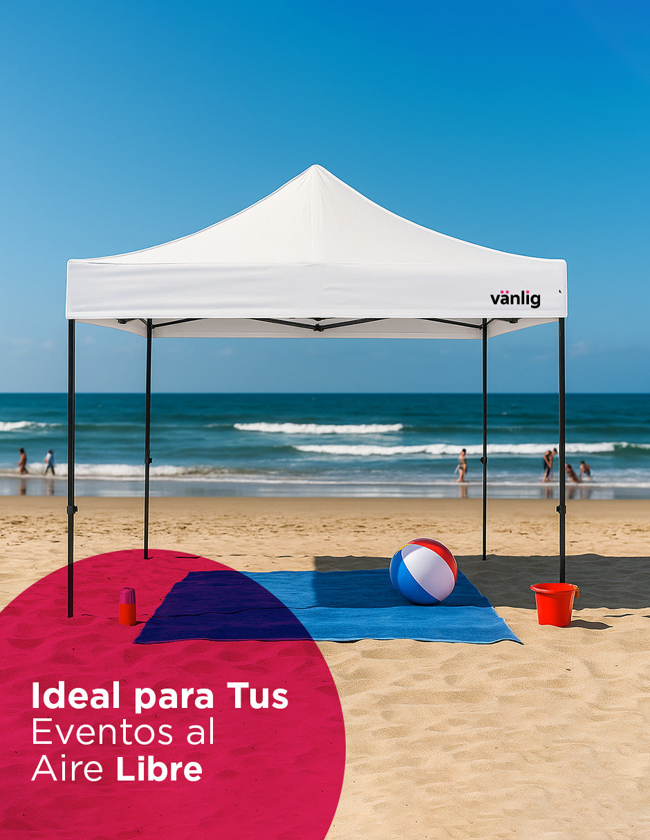 Toldo Vanlig Hexagonal 3x3 Blanco