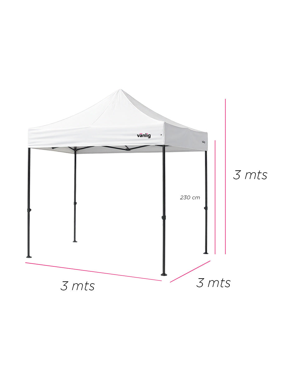 Toldo Vanlig Hexagonal 3x3 Blanco