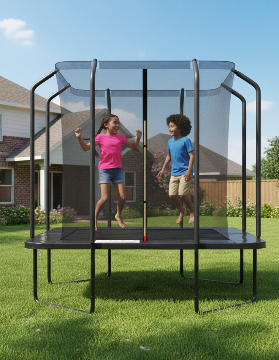 Trampolín Cuadrado JUMPBOX 8 FT