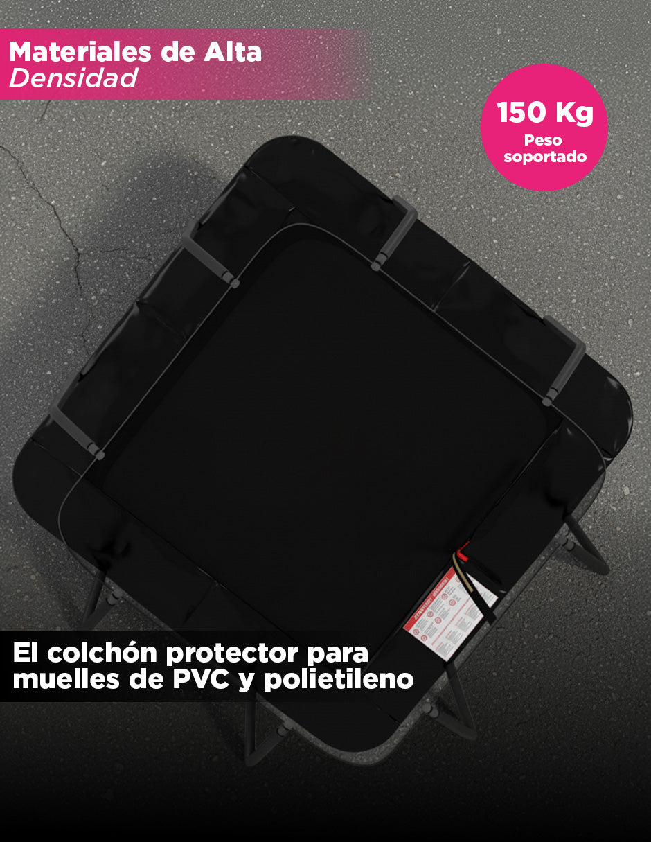 Trampolín Cuadrado JUMPBOX 8 FT