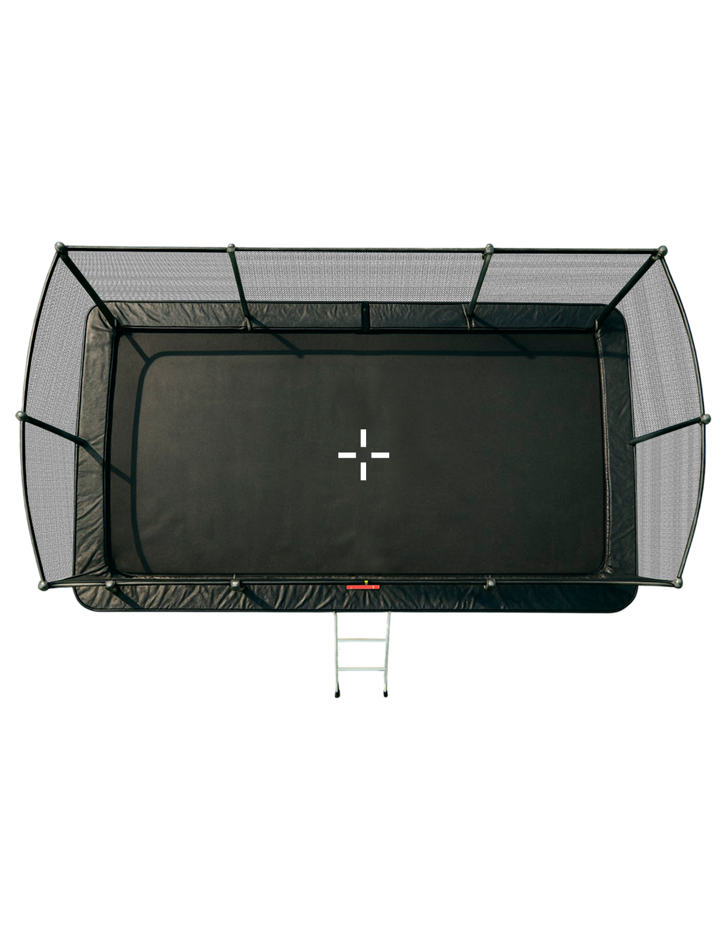 Trampolín Rectangular de 17 Pies con Red de Seguridad, Escalera de Acceso y 108 Resortes para Gimnasia