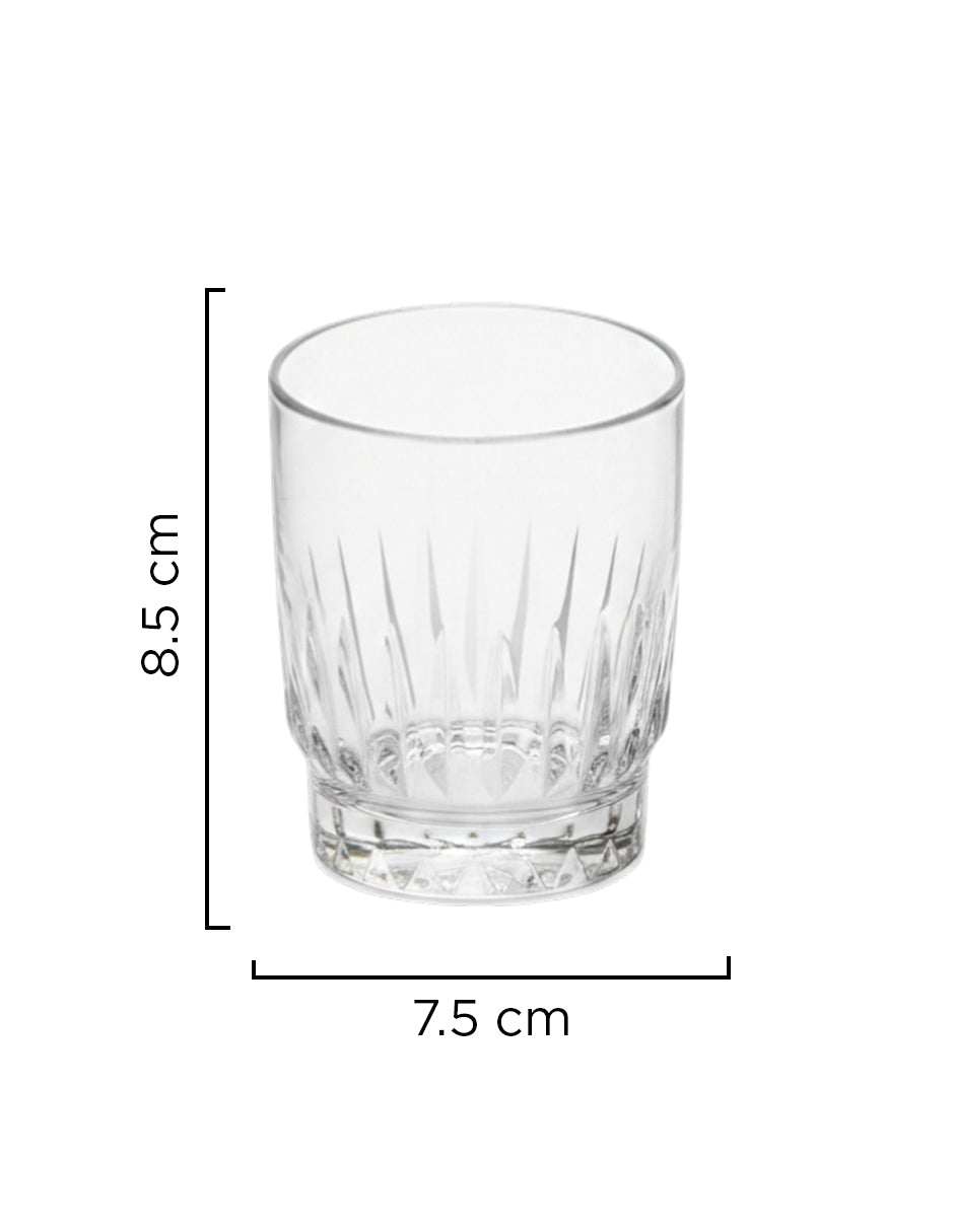 Vasos Galway de Cristal Cortado con Piedras Térmicas Reutilizables - Set de Lujo para Bar