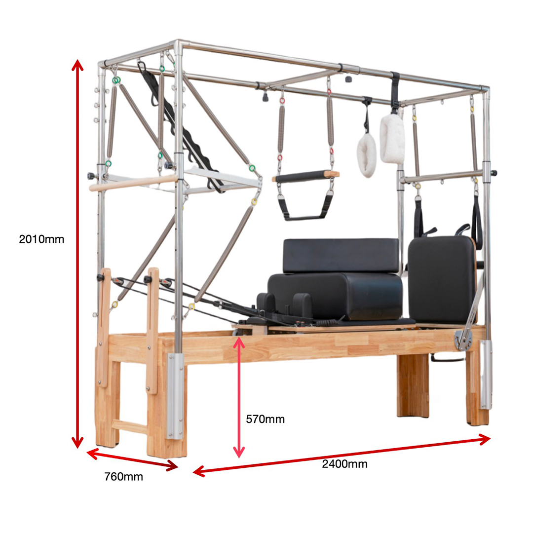 Cama De Pilates Reformer Cadilac Trapecio Studio Profesional