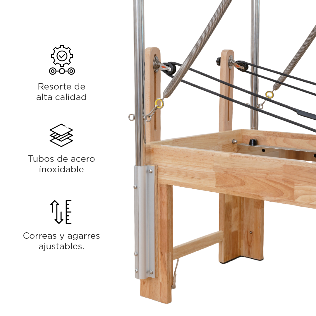 Cama De Pilates Reformer Cadilac Trapecio Studio Profesional