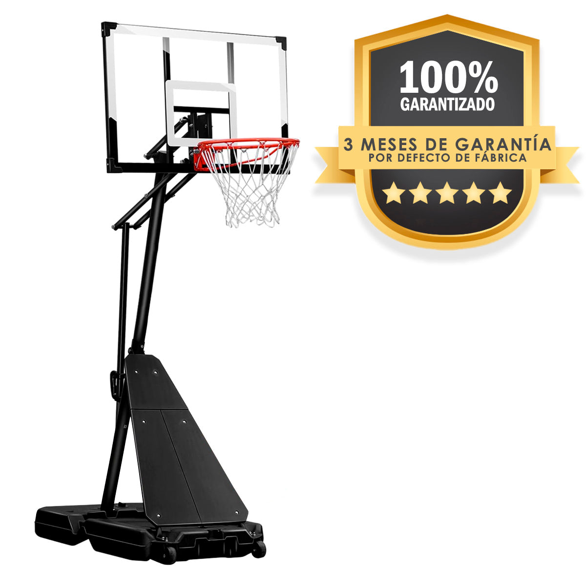 Canasta De básquetbol Con Brazo De Ajuste Telescópico De 1.5 - 3.05  Mts