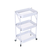 Carrito Auxiliar de 3 Niveles Blanco