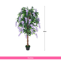 Planta Artificial Falsa Acacia Lila 150 cm