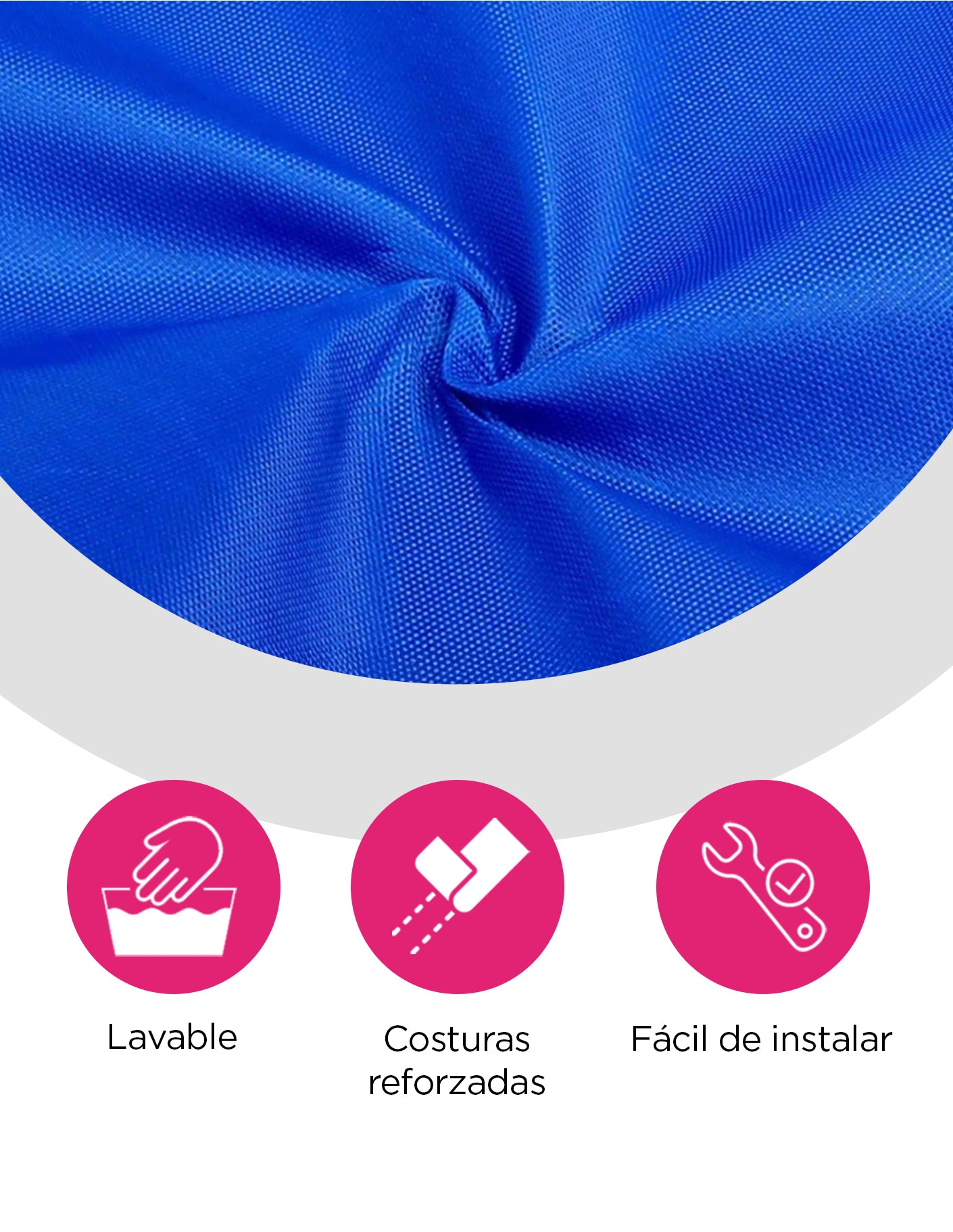 Lona de Repuesto Para Toldo 2X2 m Azul