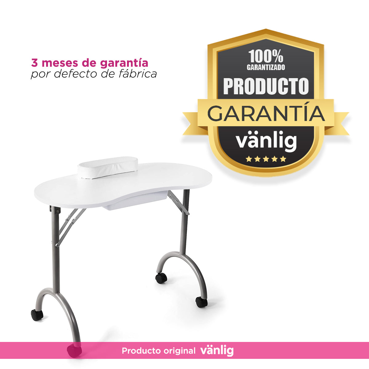 Mesa para uñas Baku Blanco
