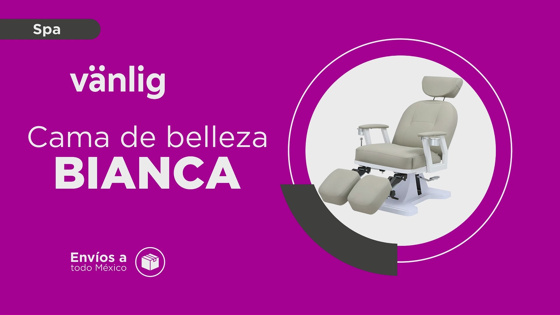 Cargar vídeo: Camilla de Belleza Hidráulica Bianca Beige: Ajustable, Giratoria y Ergonómica