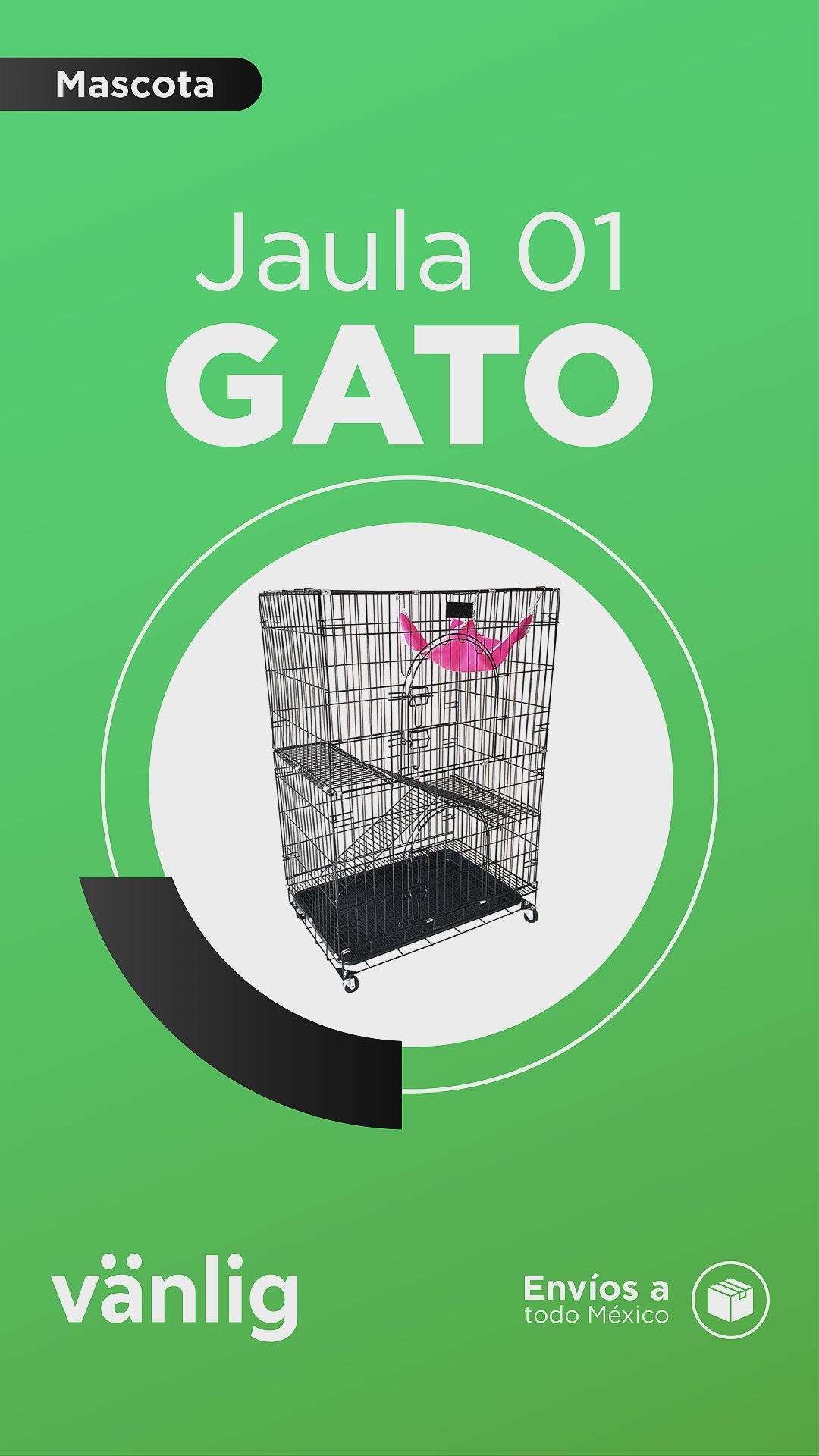 Cargar vídeo: Jaula Multinivel Premium para Gatos y Mascotas Pequeñas