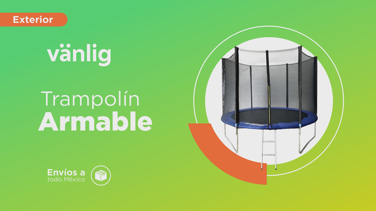 Cargar vídeo: Trampolín Armable 8 Pies