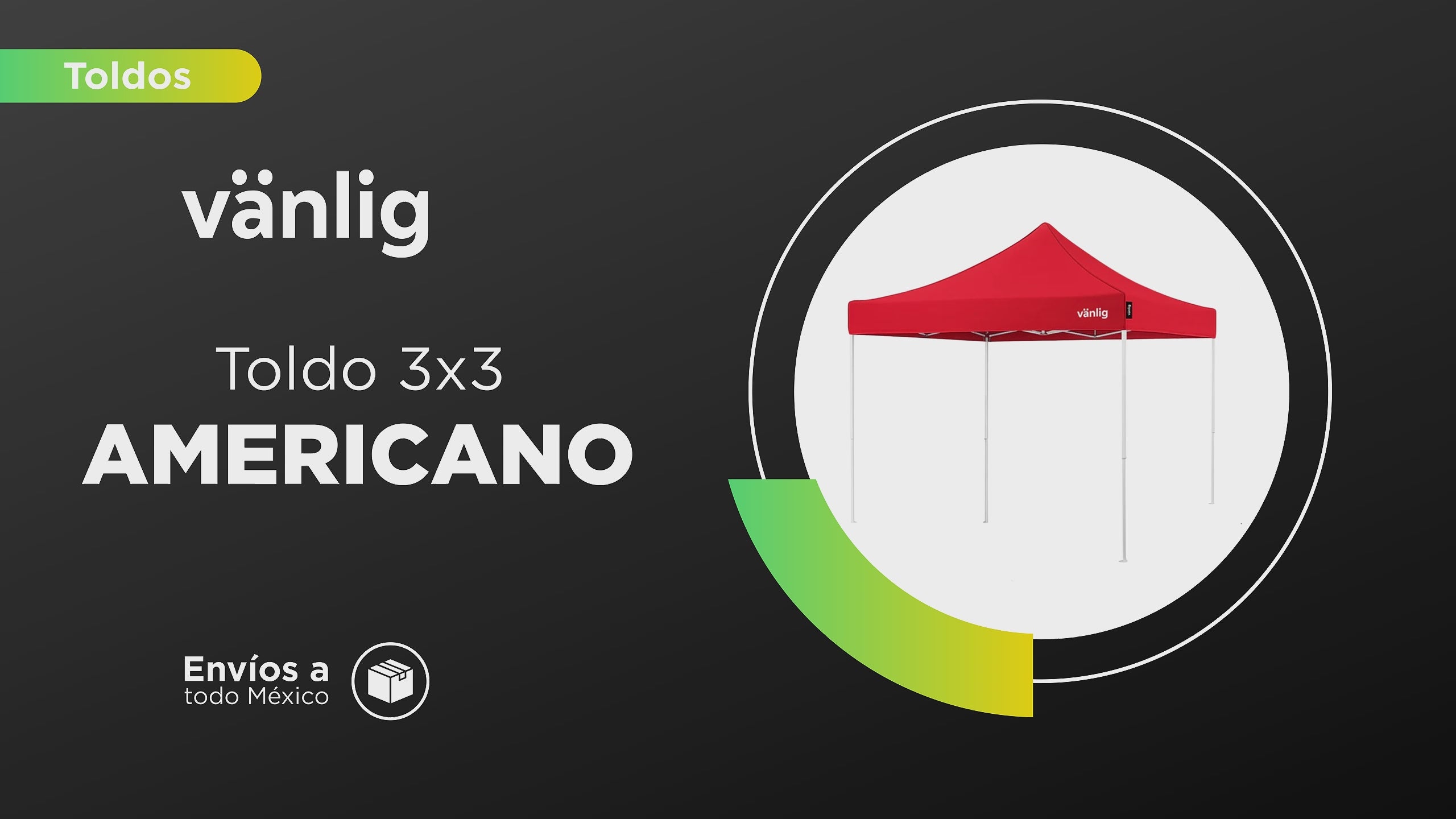 Cargar vídeo: Toldo 3X3 Mega Reforzado Alemán Rojo