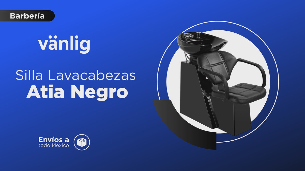 Cargar vídeo: Silla Lavacabezas Atia Negro