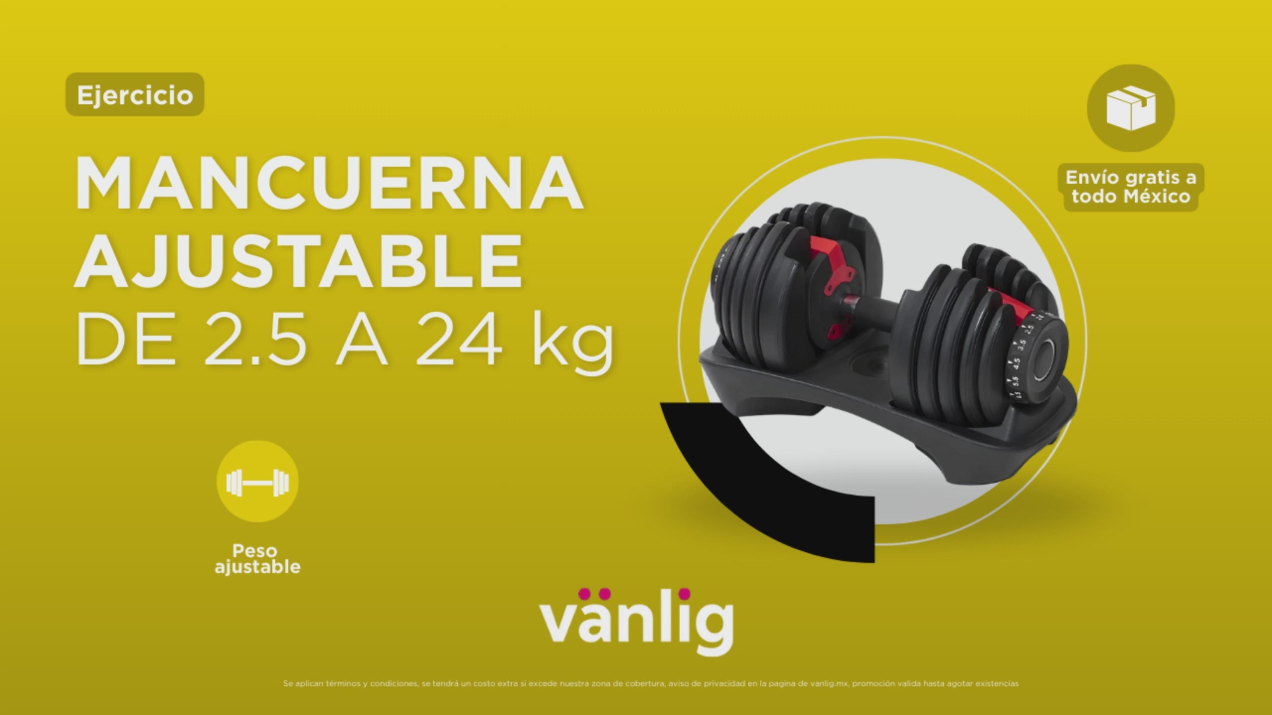 Cargar vídeo: Par de Mancuernas Ajustables