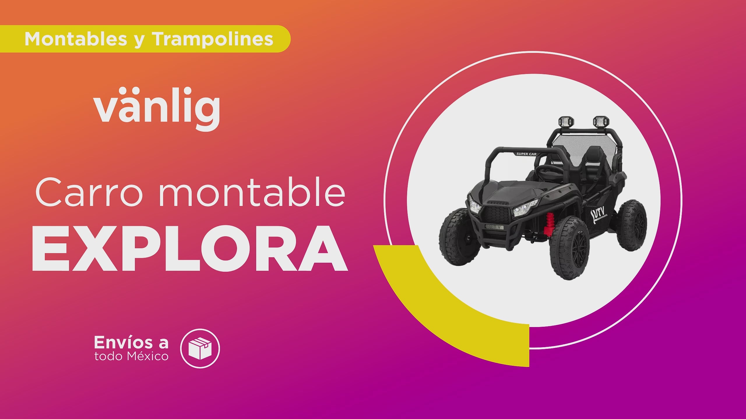 Cargar vídeo: Carro Eléctrico Camioneta Montable Infantil Control Remoto Explora Negro