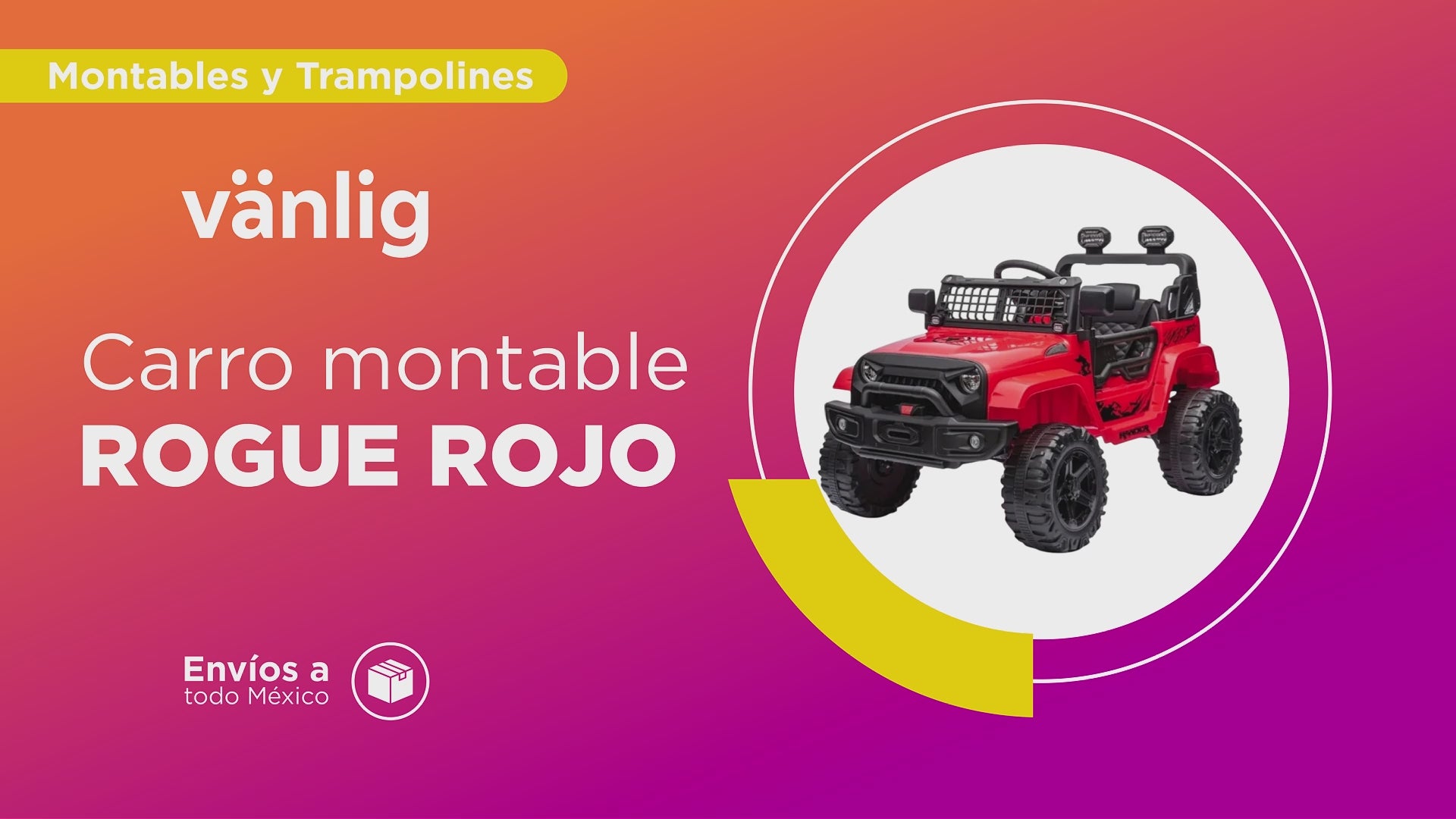 Cargar vídeo: Carrito Eléctrico Montable Todo Terreno Racing Rogue Mp3 Rojo