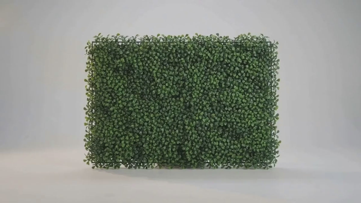 Cargar vídeo: Muro Verde Follaje Artificial Sintético Pared 60 X 40 Cm (10 Piezas).