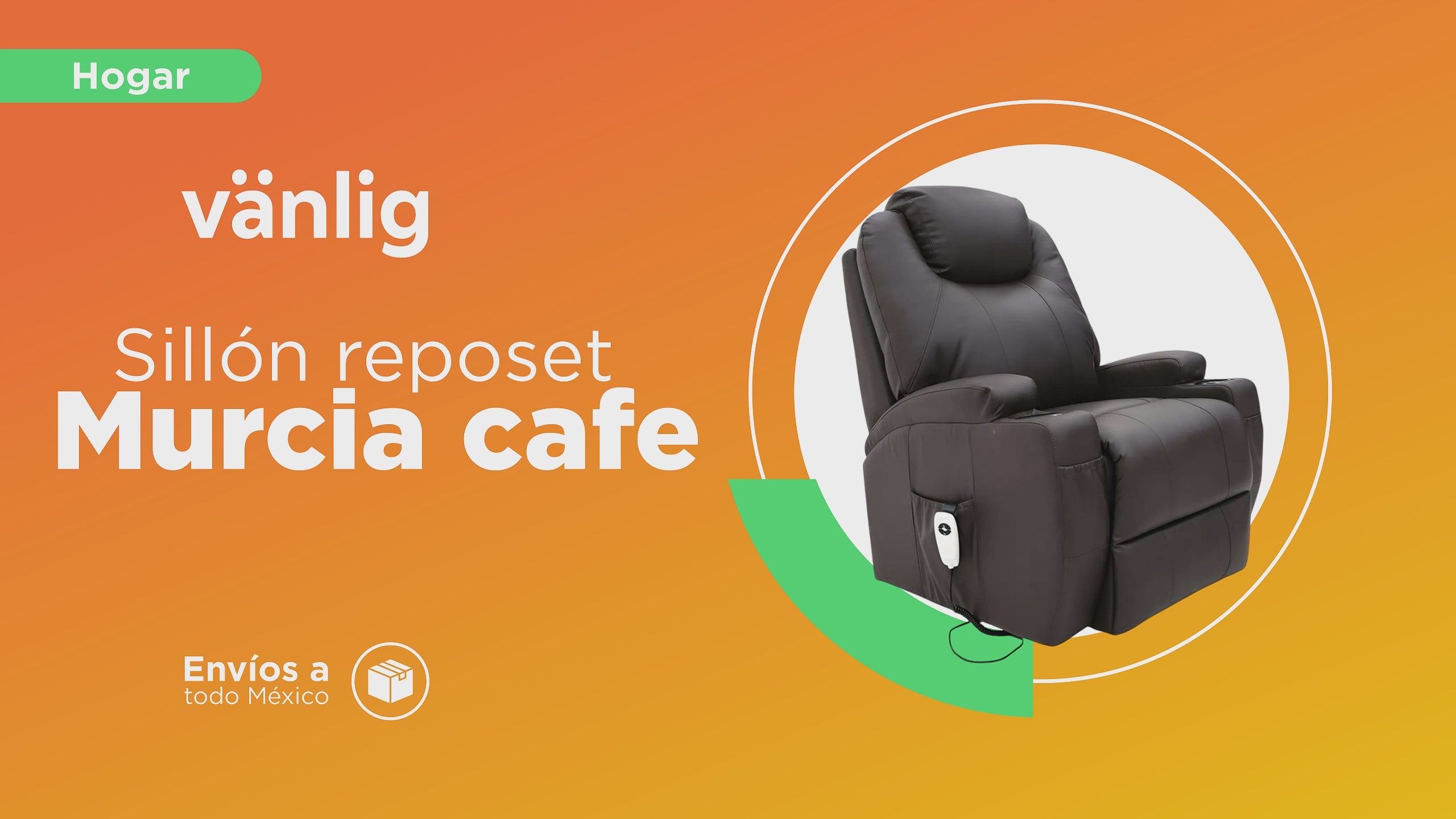 Cargar vídeo: Sillón Reposet Eléctrico con Masaje Murcia Chocolate Cafe