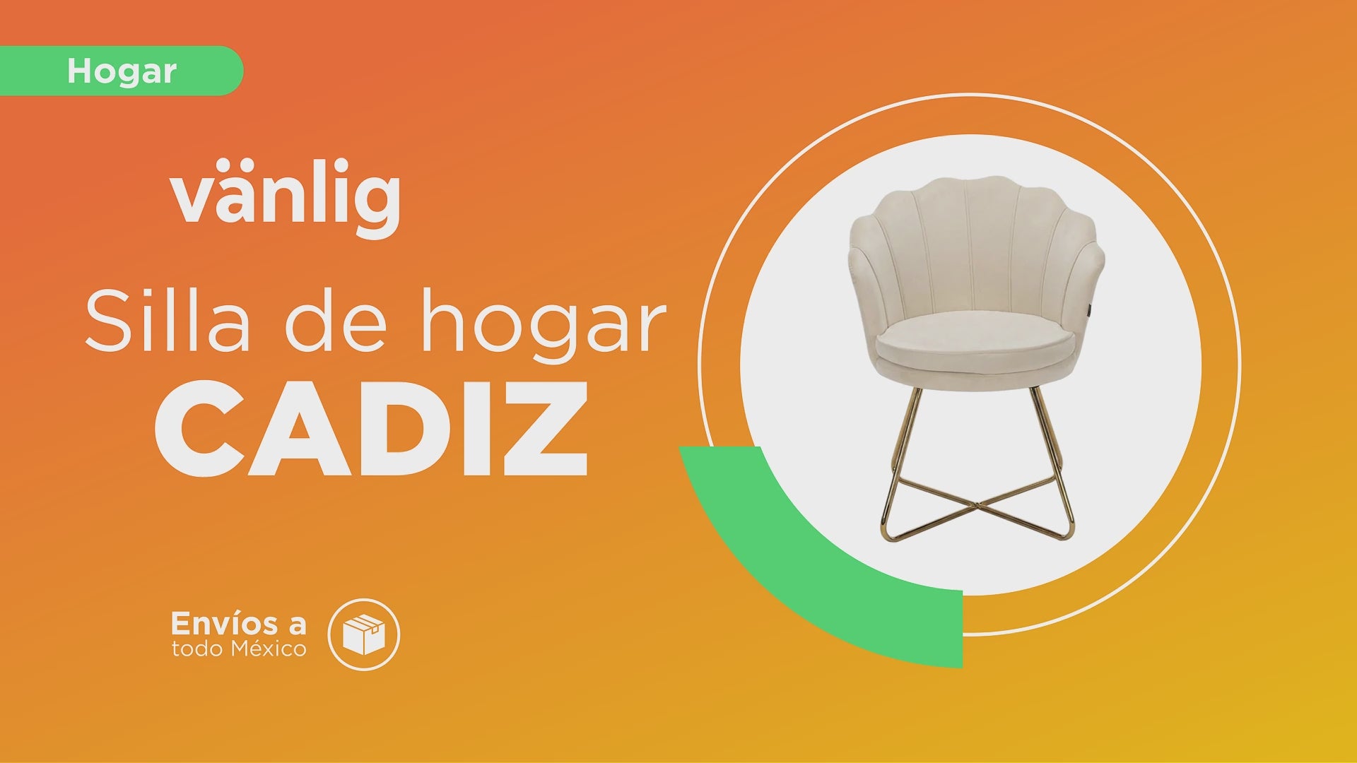 Cargar vídeo: Silla De Hogar Concha Cadiz Blanca