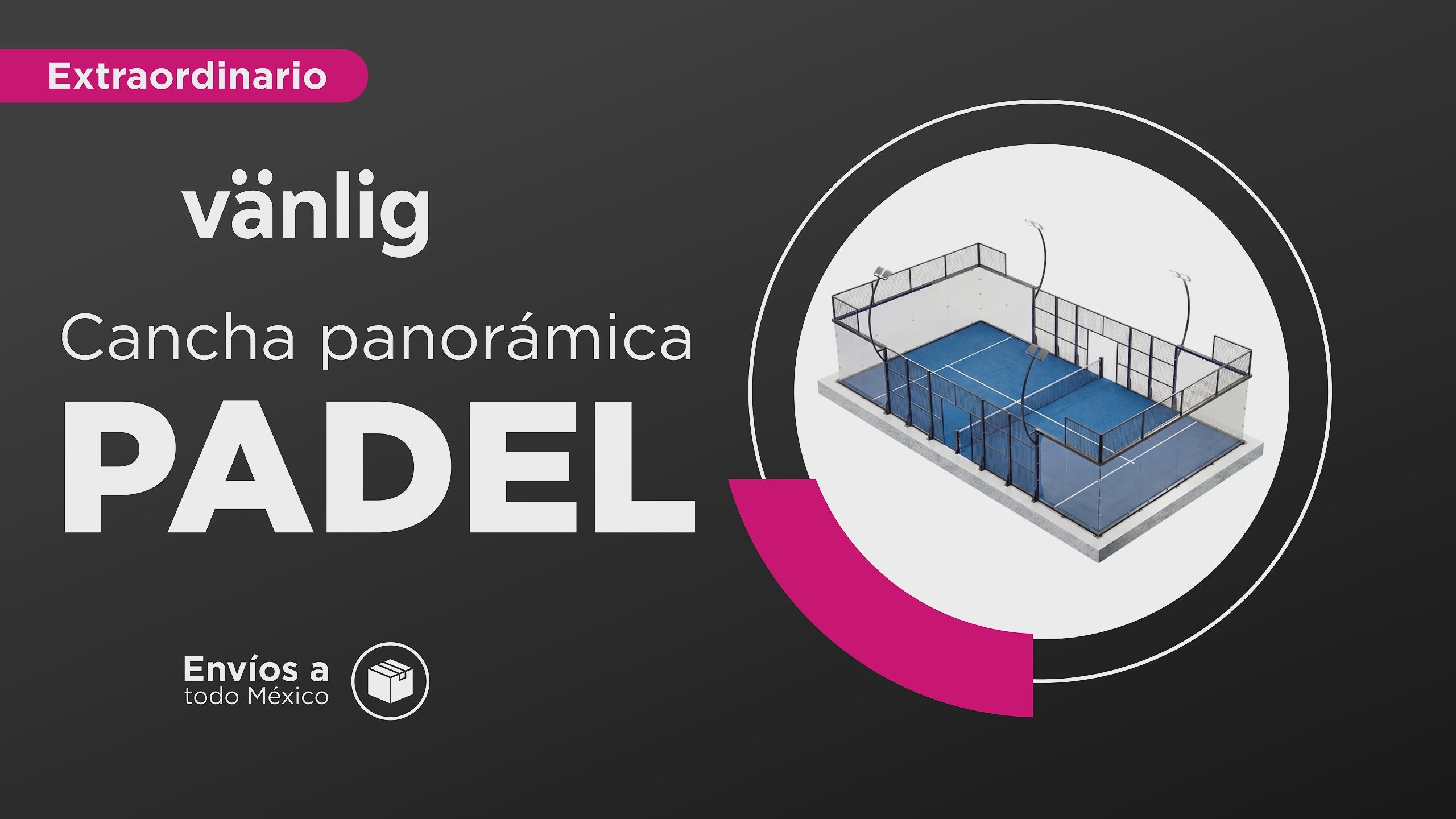 Cargar vídeo: Cancha Padel Panoramica Vidrio 12mm Electrostatica Atp Padel