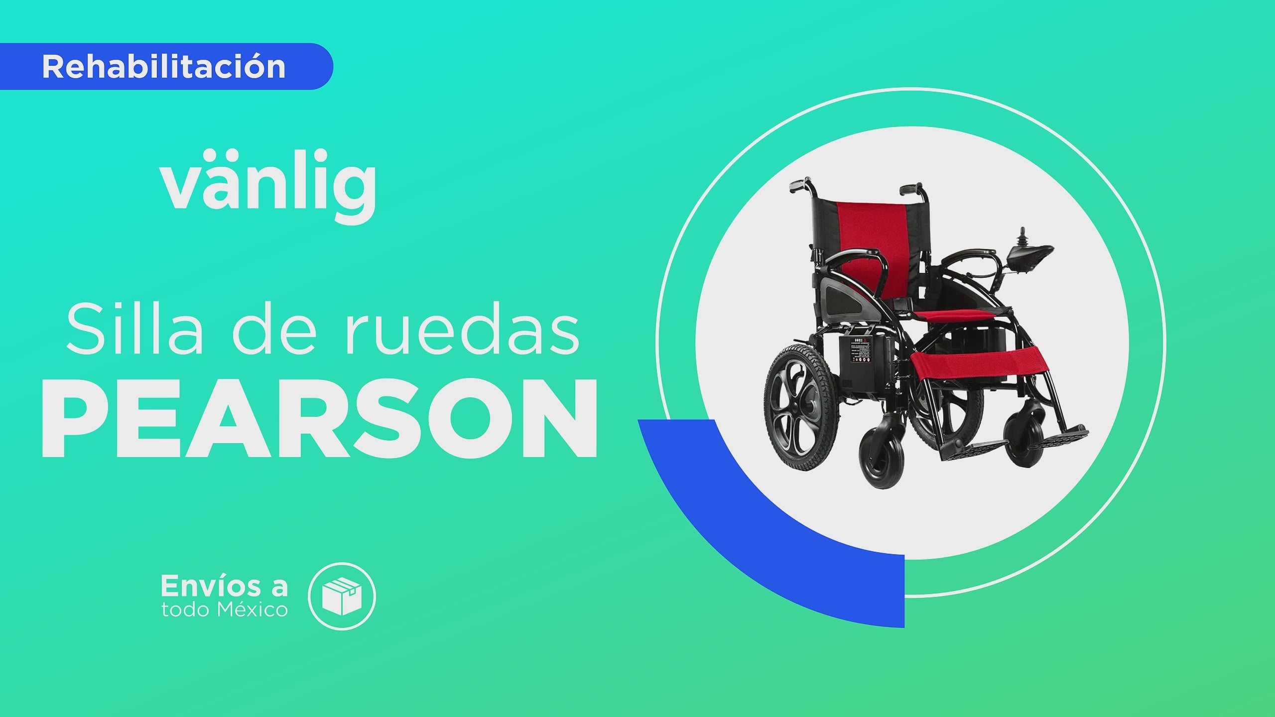 Cargar vídeo: Silla De Ruedas Eléctrica Todo Terreno Vanlig Color Rojo/Negro