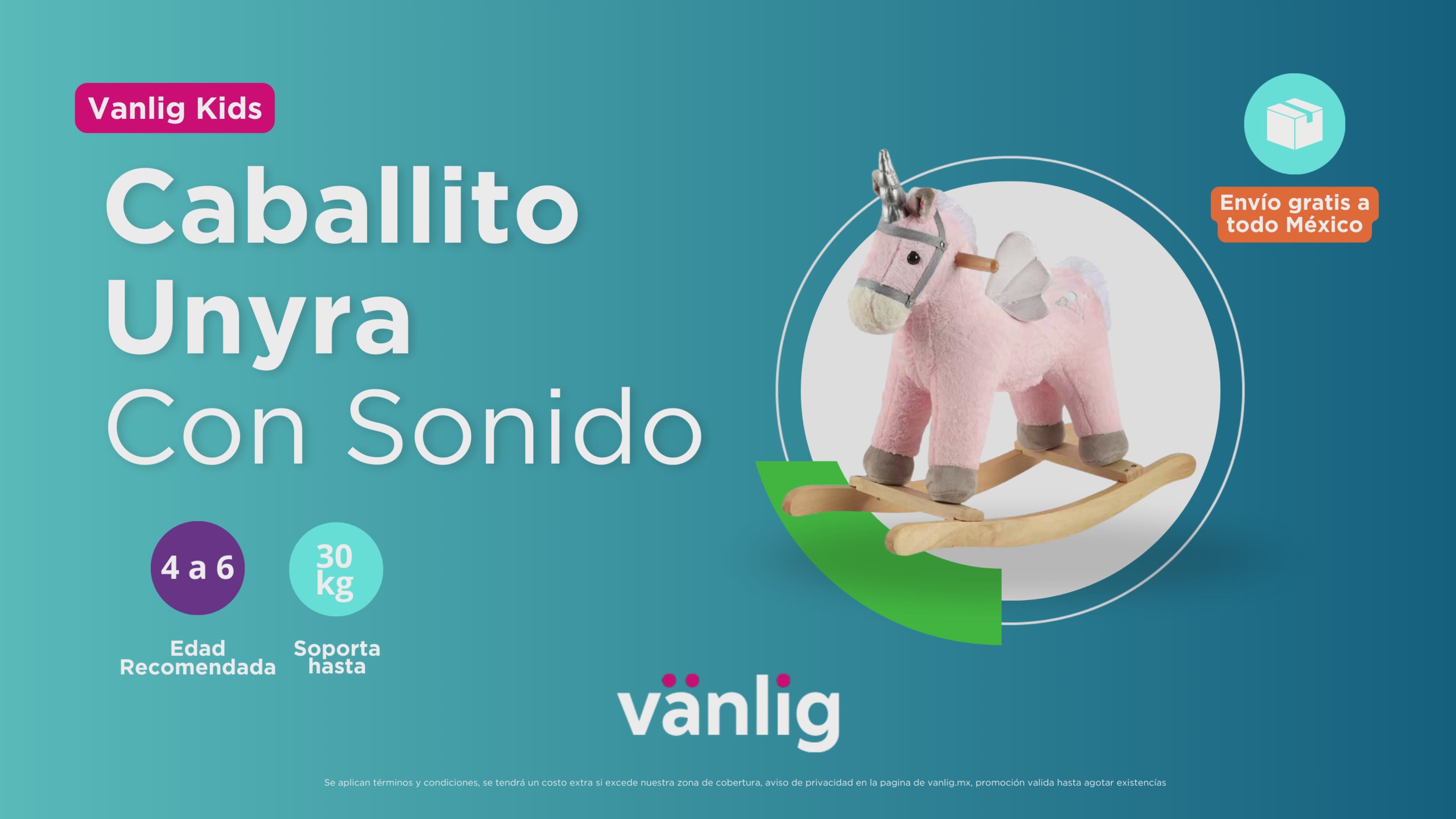 Cargar vídeo: Caballito Balancín Unyra Rosa