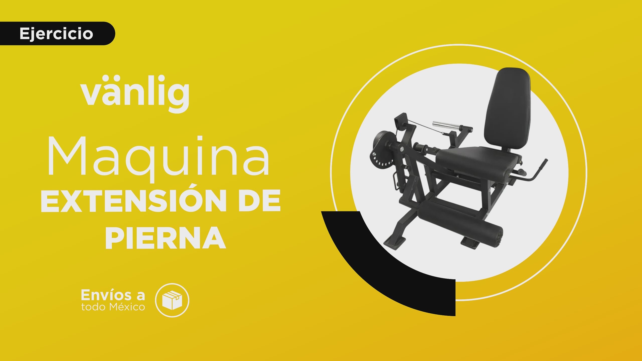 Cargar vídeo: Máquina de Extensión y Curl de Piernas FlexiLeg Vanlig - Banco Ajustable para Cuádriceps y Femoral