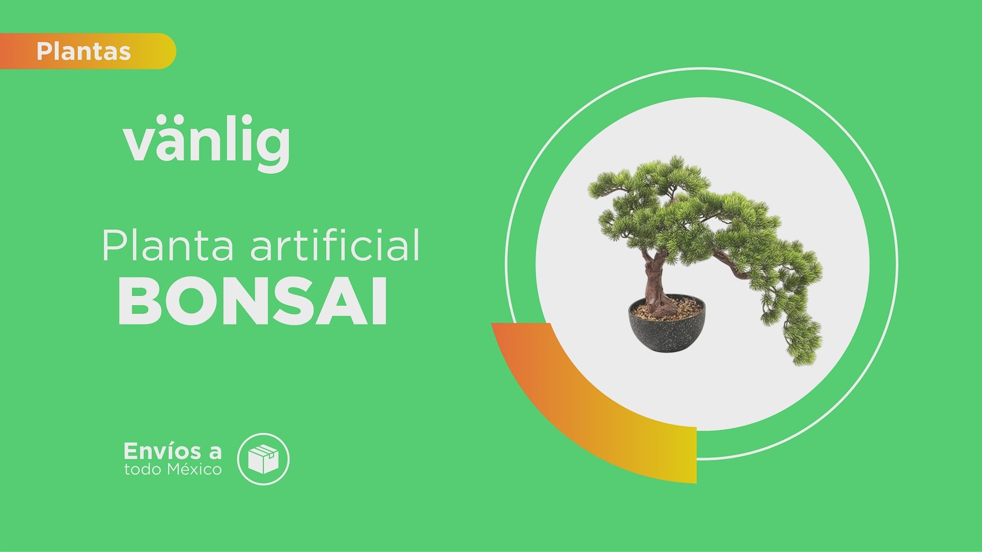 Cargar vídeo: Planta Artificial Bonsai 50cm