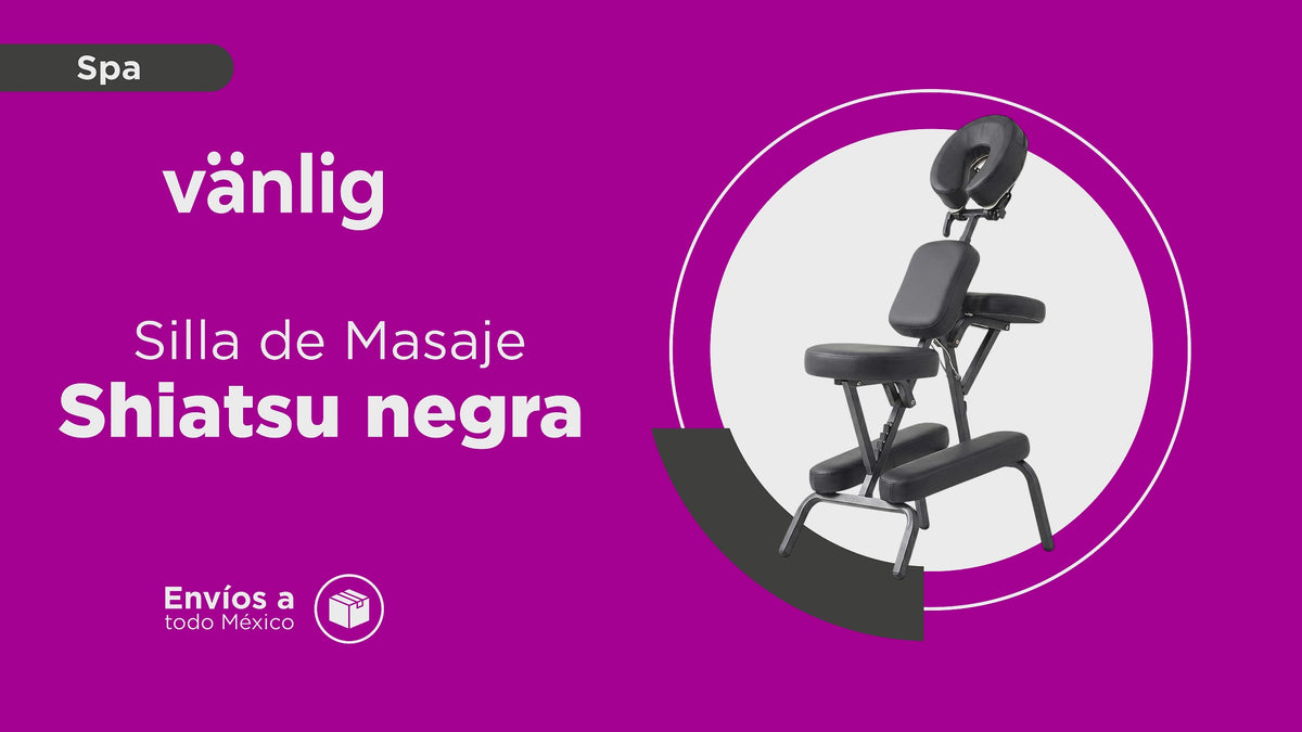 Cargar vídeo: Silla de Masaje Plegable y Portátil para Terapia Shiatsu - Cama de Masaje Tipo Silla Ergonómica Ajustable