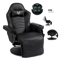 Sillón Gamer Eléctrico con Masaje Titan Negro