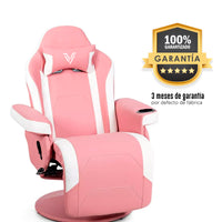 Sillón Gamer Eléctrico con Masaje Titan Rosa