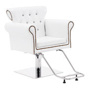 Silla estética belleza Alba Blanca