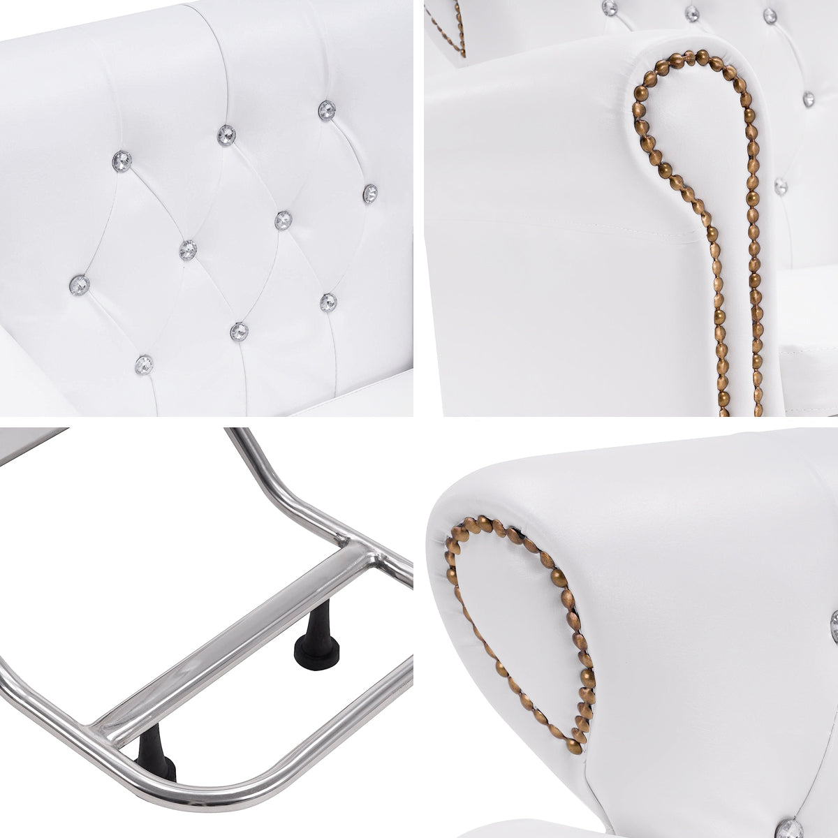 Silla estética belleza Alba Blanca