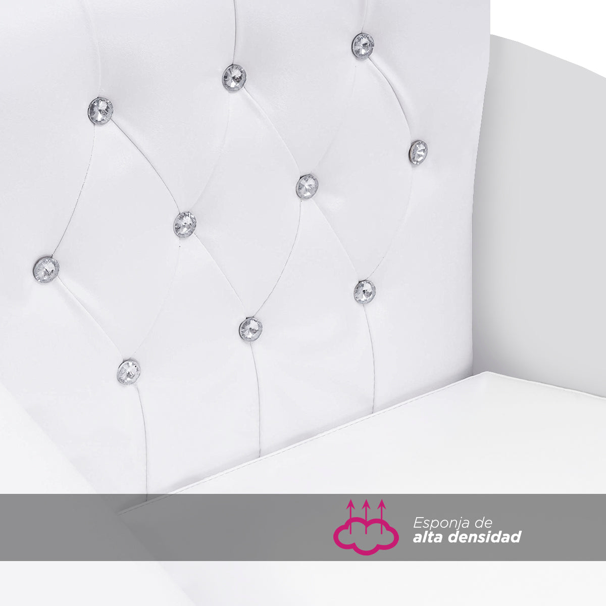 Silla estética belleza Alba Blanca
