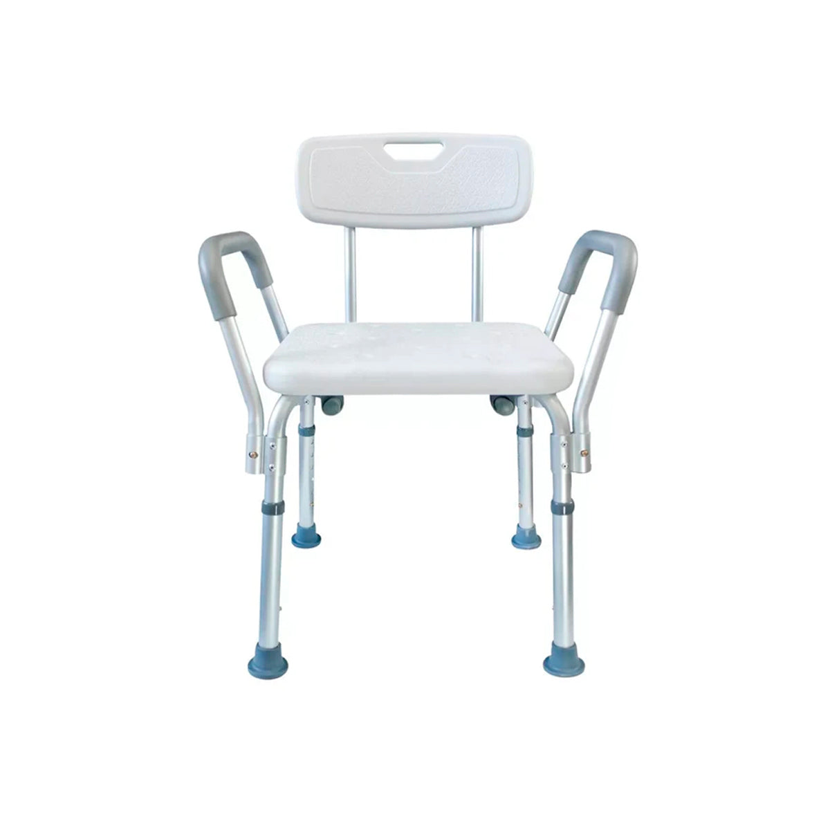 Silla de ducha con respaldo y descansabrazos Basel