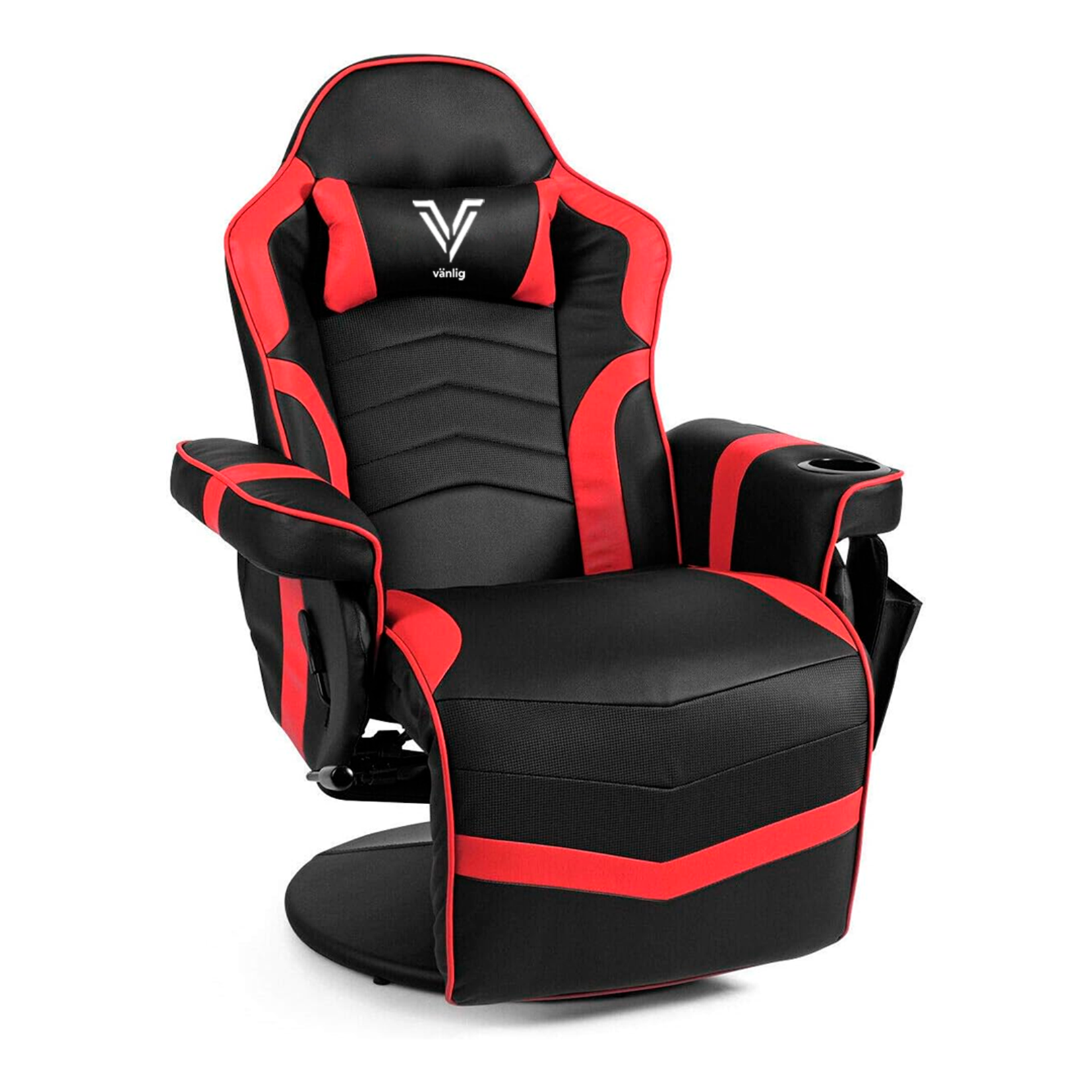Sillón Gamer Eléctrico con Masaje Titan Rojo